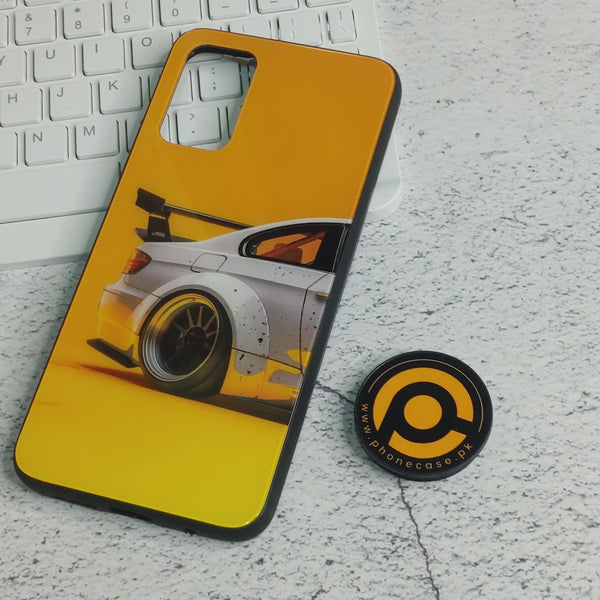 Xiaomi Redmi 9T/RM 9 Power -M3 GT2 Racing Car - Premium Printed Glass soft Bumper shock Proof Case CS-30990