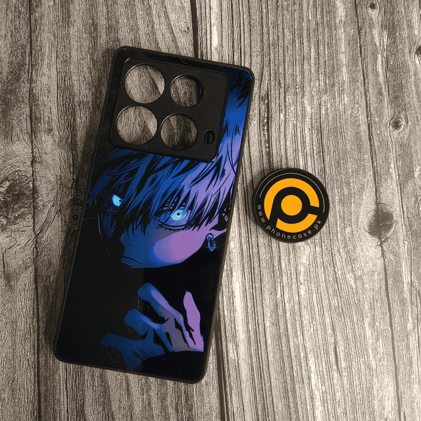 Infinix Note 40 4G -  Anime Design  - Premium Printed Glass soft Bumper shock Proof Case CS-39312