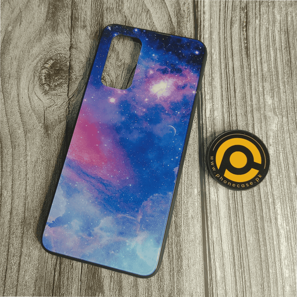 Vivo V19 - Glitter sky design- Premium Metal Printed soft Bumper shock Proof Case CS-32933