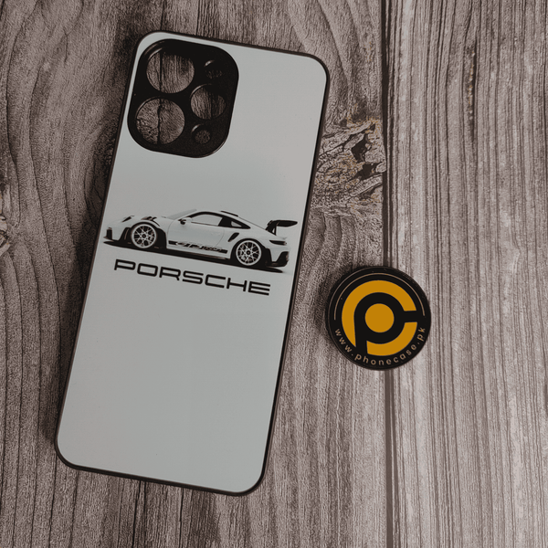 Xiaomi Redmi 12 - Track Ready Porsche  - Premium Printed Glass soft Bumper Shock Proof Case