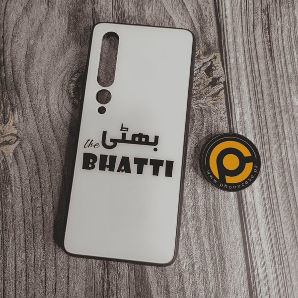 Xiaomi Mi 10 -  Bhatti name  _  Premium Printed Glass soft Bumper shock Proof Case CS-32946
