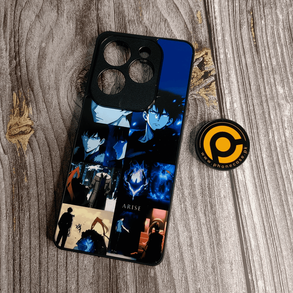 Infinix Hot 40/Hot 40 Pro -  Itachi Design - Premium Metal Printed soft Bumper shock Proof Case  CS-35615