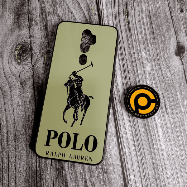 Oppo A5  / A9  2020 - Polo Ralph Lauren  -  Premium Metal Printed soft Bumper shock Proof Case