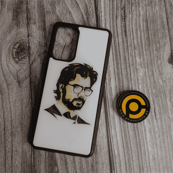 Samsung Galaxy A52/ A52s  -  Professor -Premium Printed Glass soft Bumper Shock Proof Case  CS-32953