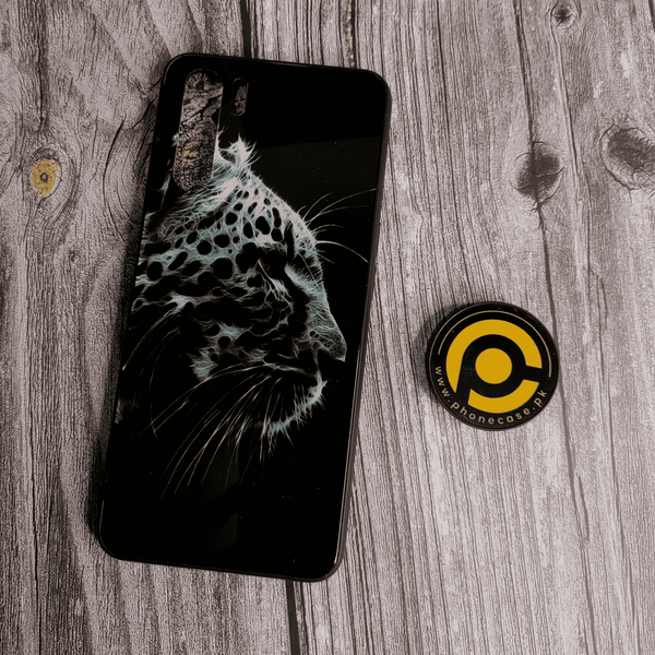 Oppo Reno 3 / OPPO A91 / F15  - Tiger Art Design   - Premium Printed Glass soft Bumper shock Proof Case CS-32963