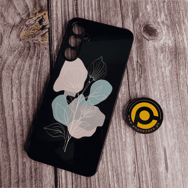 Samsung Galaxy A05s -  Clean Flower Design - Premium Metal Printed soft Bumper shock Proof Case
