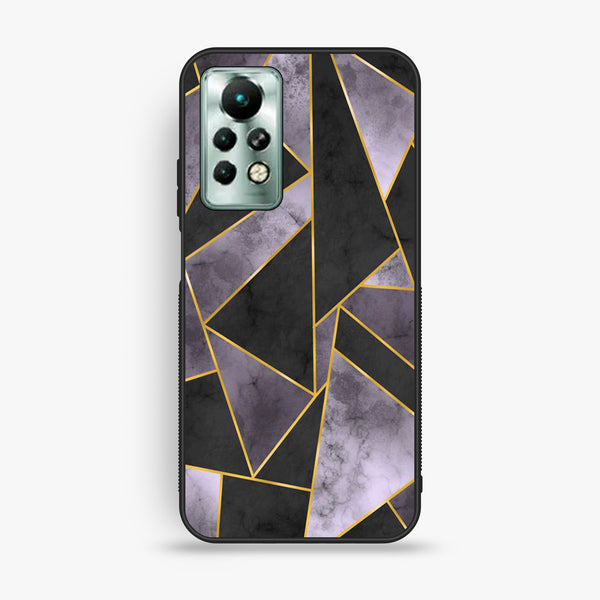 Infinix Note 11 Pro - Geometric Design 8 - Premium Metal Printed Soft Bumper Shock Proof Case