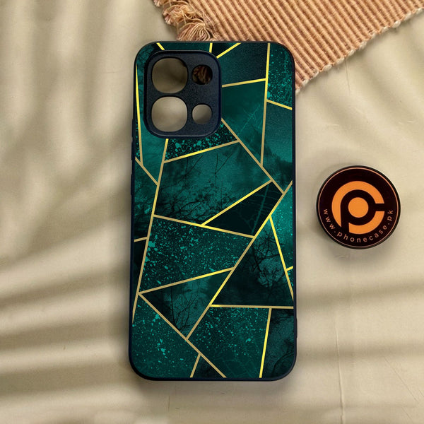 Oppo A6 Pro - Geometric Design 9 - Premium Metal Printed Soft Bumper Shock Proof Case