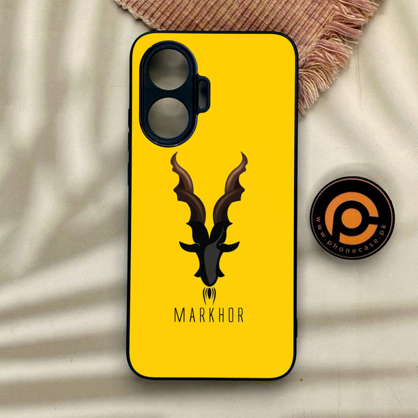 Xiaomi Redmi Turbo 4 Pro - Markhor Design 1 - Premium Metal Printed Soft Bumper Shock Proof Case