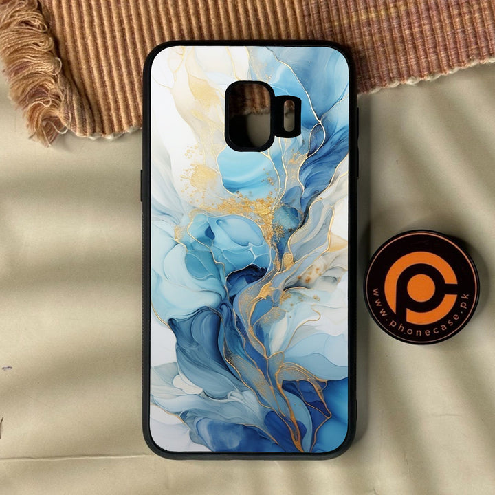 Samsung Galaxy J2 Core - Liquid 2.0 Design 1 - Premium Metal Printed Soft Bumper Shock Proof Case