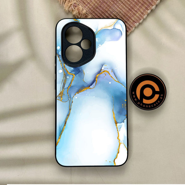 Honor 400 - Blue 2.0 Design 6 - Premium Metal Printed Soft Bumper Shock Proof Case