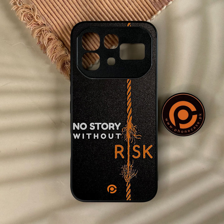 Infinix Note 60 Pro - The Risk Taker - Premium Metal Printed Soft Bumper Shock Proof Case