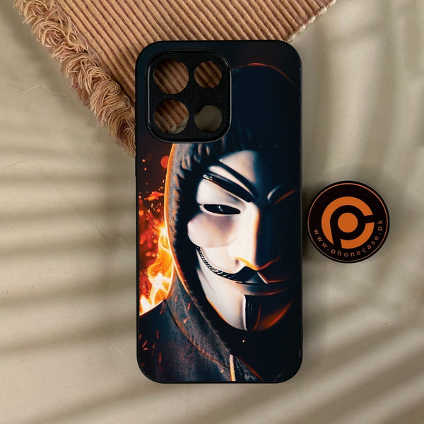 OnePlus Turbo 6 - Anonymous 2.0 Design 6 - Premium Metal Printed Soft Bumper Shock Proof Case