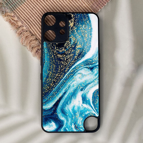 Nothing CMF Phone 2 Pro - Blue Marble Design 5 - Premium Metal Printed Soft Bumper Shock Proof Case