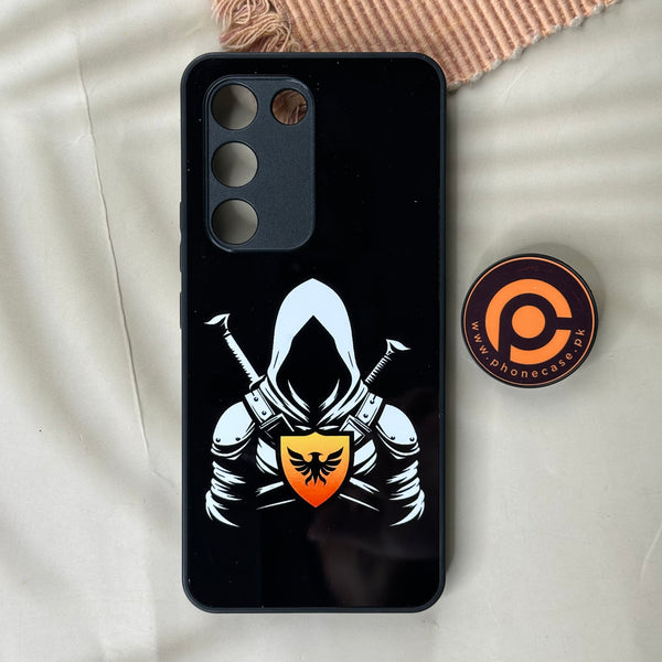 Vivo Y100 - Minimalistic Design 6 -  Premium Printed Metal soft Bumper shock Proof Case CS-46444
