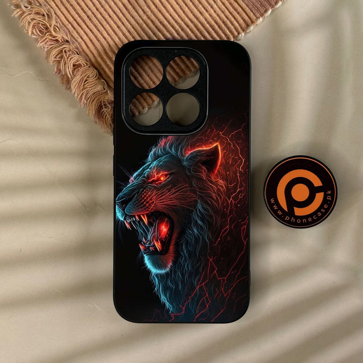 Xiaomi 17 - Tiger 2.0 Design 6 - Premium Metal Printed Soft Bumper Shock Proof Case