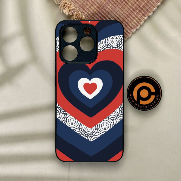 Realme 15T - Heart 2.0 Design 3 - Premium Metal Printed Soft Bumper Shock Proof Case