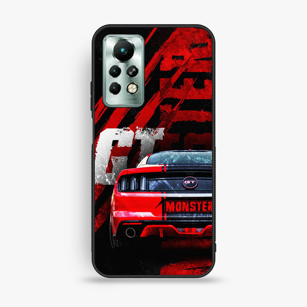 Infinix Note 11 Pro - Speed Shift Racing Car - Premium Metal Printed Soft Bumper Shock Proof Case
