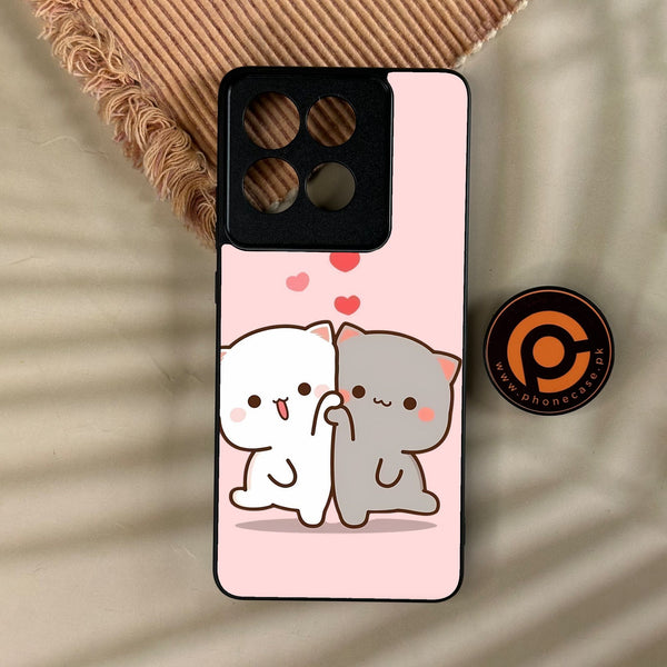 Motorola Moto G86 - Cute Bubu Dudu Design 6 - Premium Metal Printed Soft Bumper Shock Proof Case