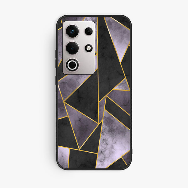 Itel S25 Ultra - Geometric Design 8 - Premium Metal Printed Soft Bumper Shock Proof Case