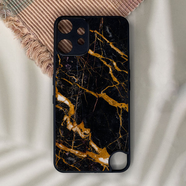 Nothing CMF Phone 2 Pro - Golden Black Marble - Premium Metal Printed Soft Bumper Shock Proof Case