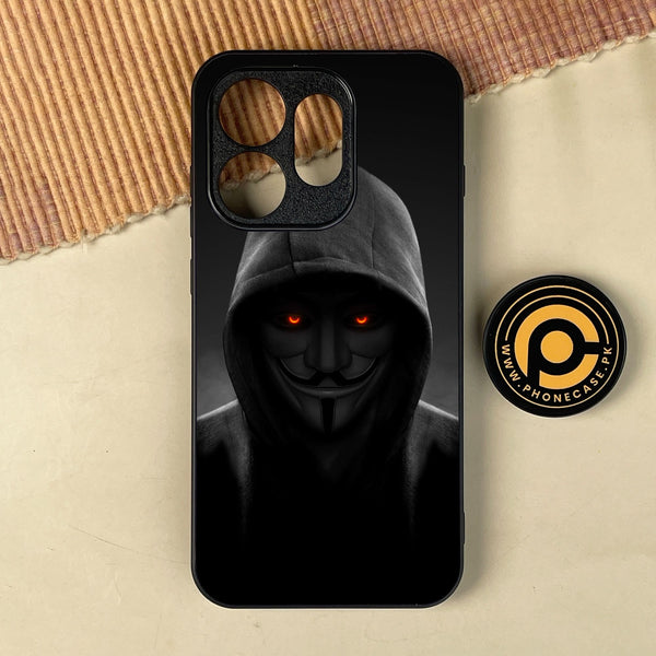 Oppo Reno 16 - Anonymous 2.0 Design 4 - Premium Metal Printed Soft Bumper Shock Proof Case