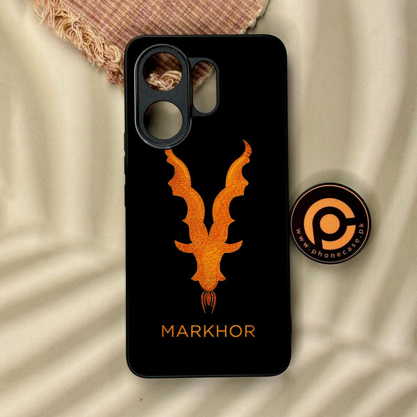 Vivo V60 - Markhor Design 12 - Premium Metal Printed Soft Bumper Shock Proof Case