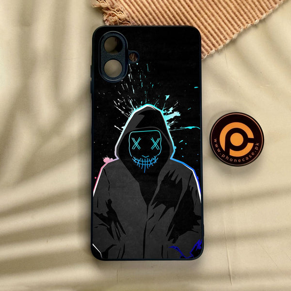 Samsung Galaxy A07 - Anonymous 2.0 Design 8 - Premium Metal Printed Soft Bumper Shock Proof Case