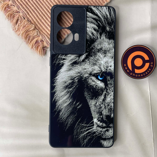 Moto G85 - Tiger design 8 - Premium Printed Glass soft Bumper shock Proof Case CS-43271