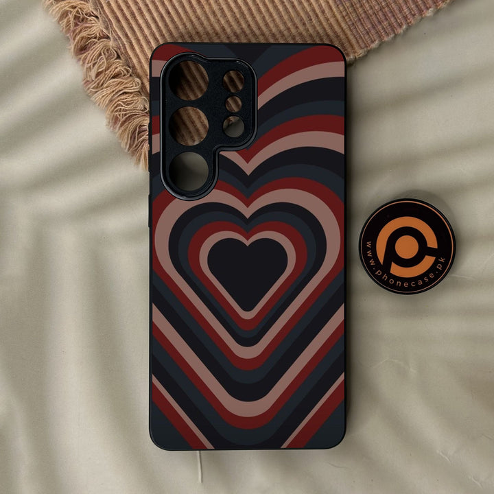 Samsung Galaxy S26 Ultra - Heart 2.0 Design 4 - Premium Metal Printed Soft Bumper Shock Proof Case
