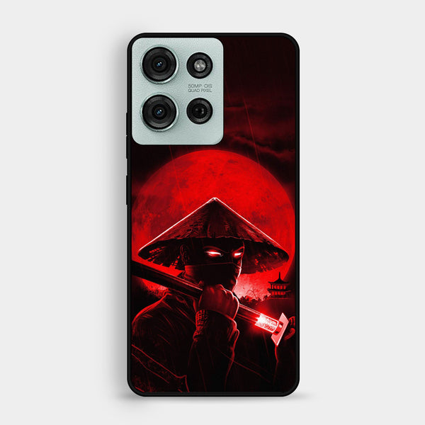 Motorola Moto G75 - Ninja Design 2 - Premium Metal Printed Soft Bumper Shock Proof Case