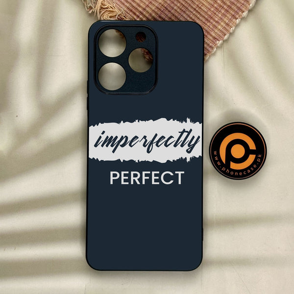 Realme Note 70 - Imperfectly - Premium Metal Printed Soft Bumper Shock Proof Case