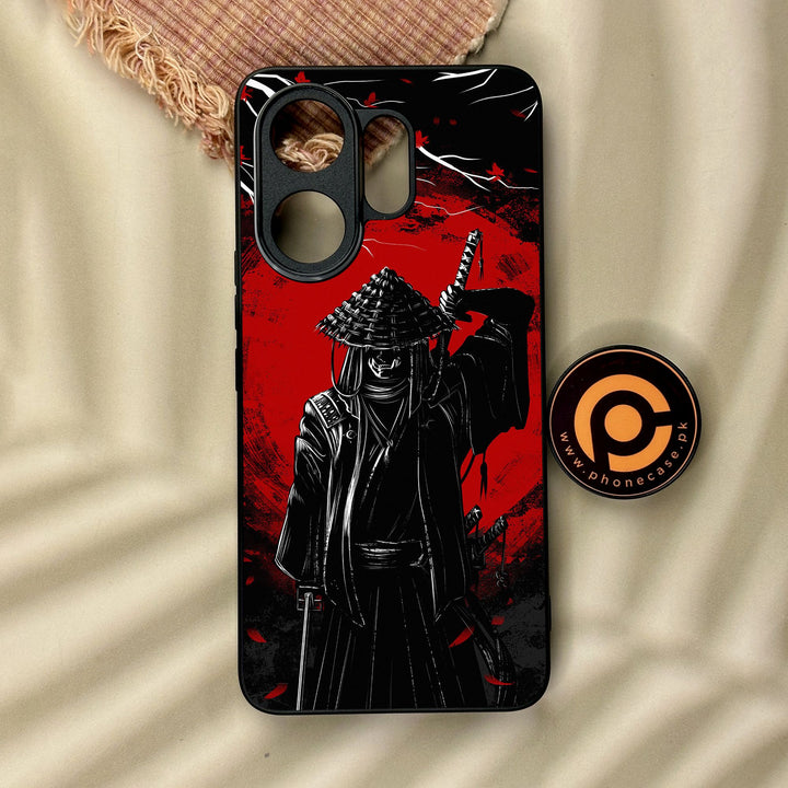 Vivo V60 - Ninja Design 6 - Premium Metal Printed Soft Bumper Shock Proof Case