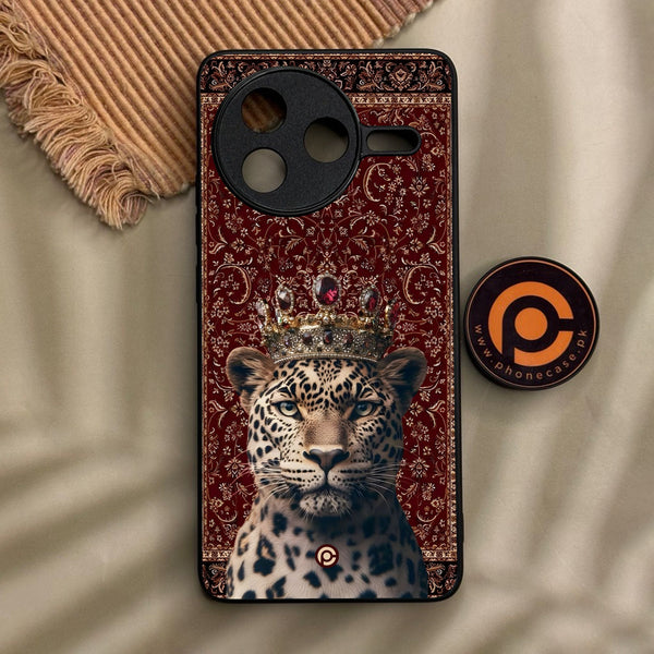 Xiaomi Redmi K80 Pro - Leopard - Premium Metal Printed Soft Bumper Shock Proof Case