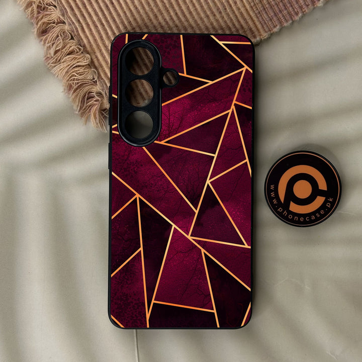 Samsung Galaxy S26 - Geometric Design 4 - Premium Metal Printed Soft Bumper Shock Proof Case