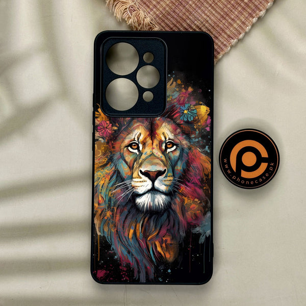 Realme 15 - Tiger 2.0 Design 10 - Premium Metal Printed Soft Bumper Shock Proof Case
