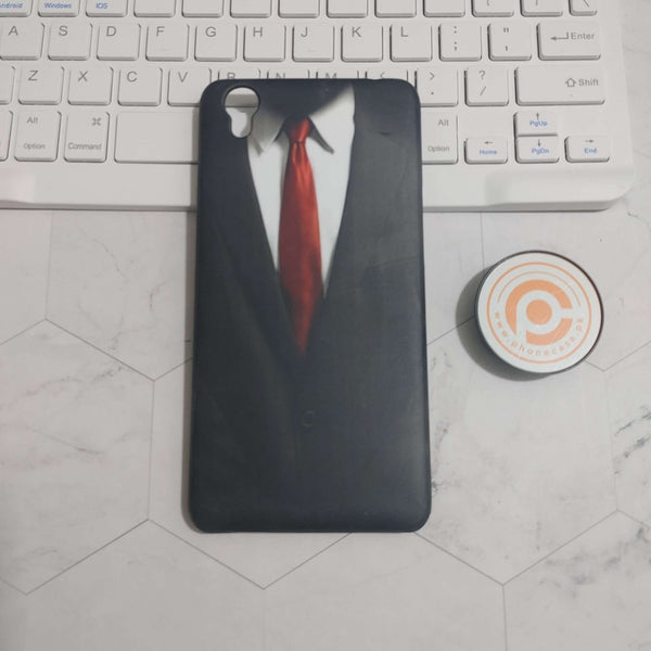 OPPO A37  - Hitman Costume - Premium Printed  Hard Case CS-26385