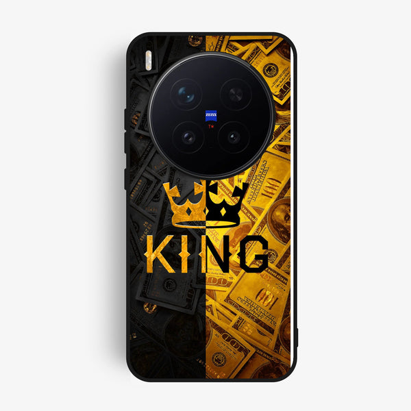 Vivo X300 Pro - King Design 9 - Premium Metal Printed Soft Bumper Shock Proof Case