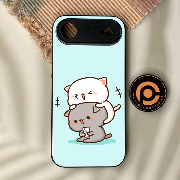 iPhone Air - Cute Bubu Dudu Design 1 - Premium Metal Printed Soft Bumper Shock Proof Case