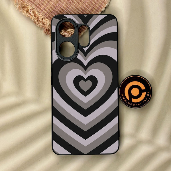 Vivo V60 - Heartbeat Design 1 - Premium Metal Printed Soft Bumper Shock Proof Case