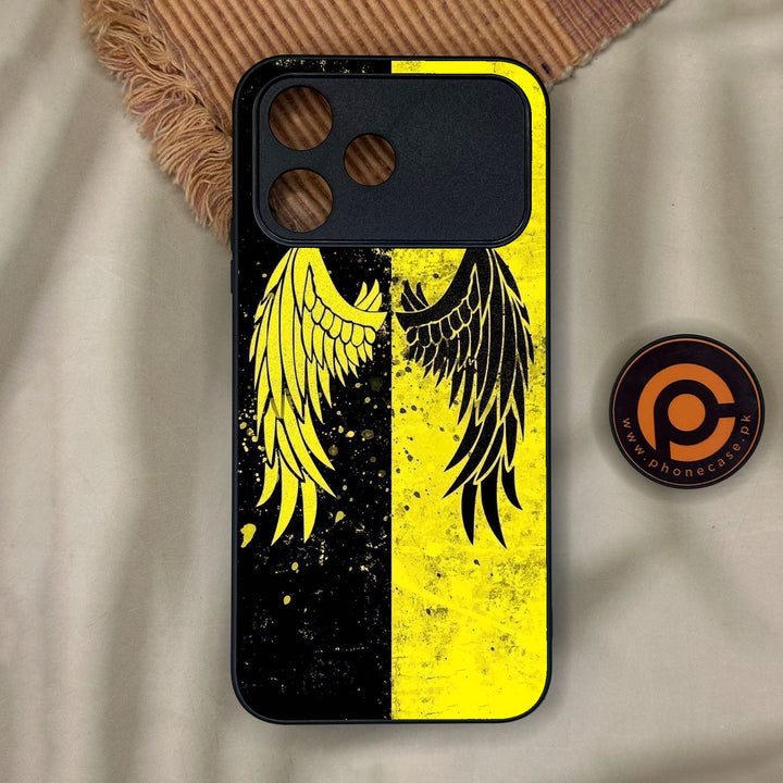 Oppo A6C - Angel 2.0 Design 1 - Premium Metal Printed Soft Bumper Shock Proof Case