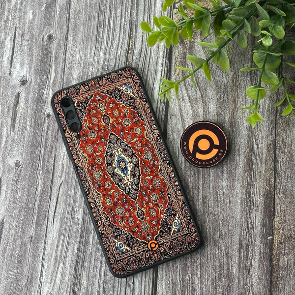 Huawei Honor 9x Pro -Persian Rugs Design 2 - Premium Printed Glass soft Bumper shock Proof Case CS-42135