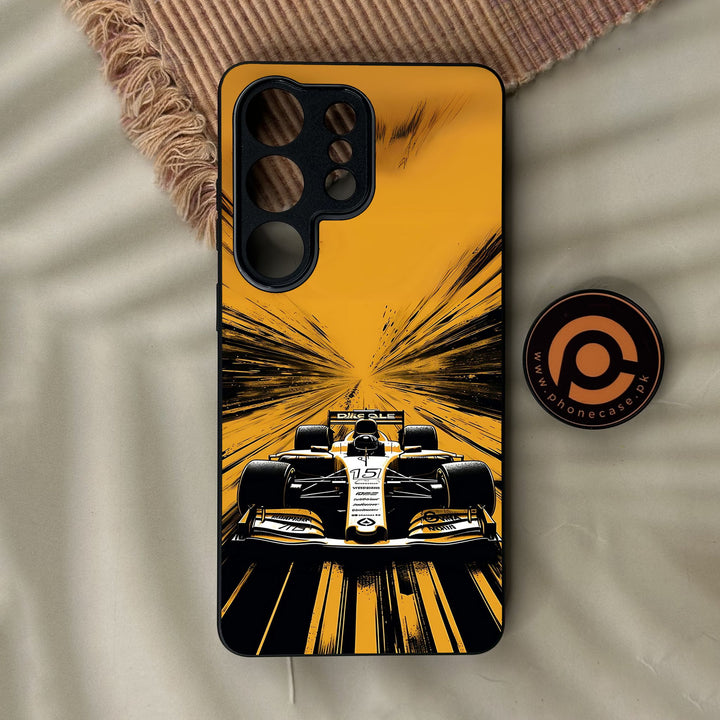 Samsung Galaxy S26 Ultra - Formula 1 Design 4 - Premium Metal Printed Soft Bumper Shock Proof Case