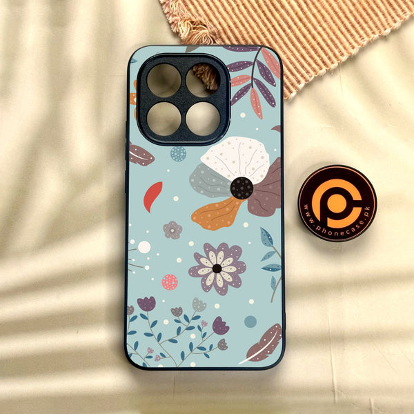 Xiaomi 15T - Floral Series Design 5 - Premium Metal Printed Soft Bumper Shock Proof Case