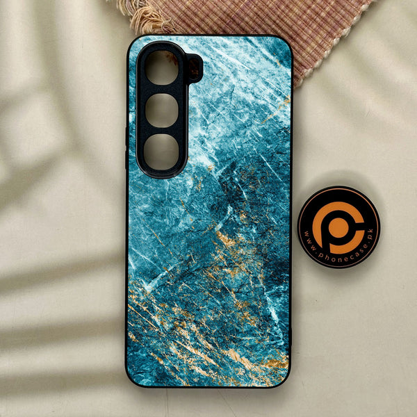 Vivo Y21d - Blue 2.0 Design 10 - Premium Metal Printed Soft Bumper Shock Proof Case