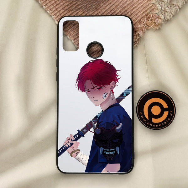 Honor 9X Lite - Anime Series Design 8 - Premium Metal Printed Soft Bumper Shock Proof Case