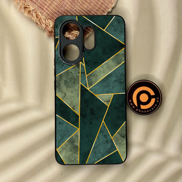Vivo V60 - Geometric Design 5 - Premium Metal Printed Soft Bumper Shock Proof Case