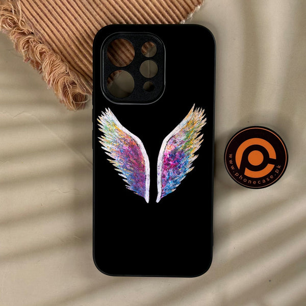 Vivo V70 - Angel Wings Design 3 - Premium Metal Printed Soft Bumper Shock Proof Case