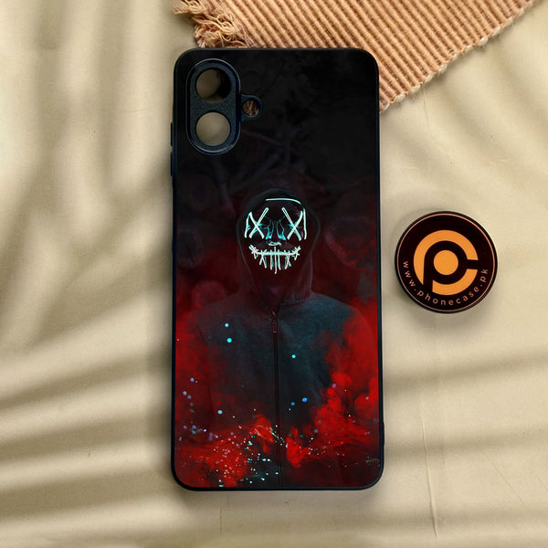 Samsung Galaxy A07 - Anonymous 2.0 Design 3 - Premium Metal Printed Soft Bumper Shock Proof Case