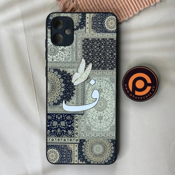 Samsung Galaxy A05 - Persian Calligraphy Art 16 - Alphabet (ف) - Premium Metal Printed soft Bumper shock Proof Case CS-42991